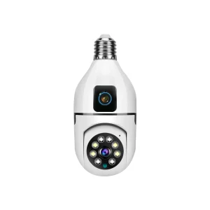 BeshTech WiFi 2 lens 360 Panoramic Light Bulb Camera