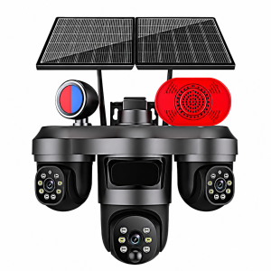 BeshTech 4G 12MP FHD Dual Solar PTZ Waterproof Outdoor CC Camera