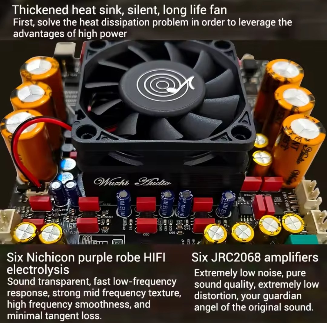 High Power 2.1 Channel Bluetooth Amplifier Board - Image 7