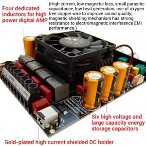 High Power 2.1 Channel Bluetooth Amplifier Board
