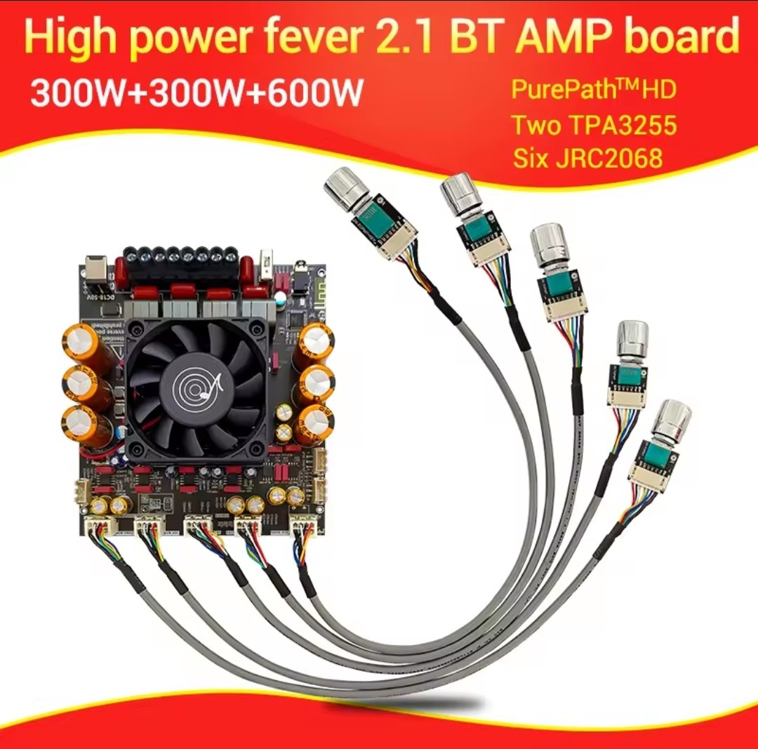 High Power 2.1 Channel Bluetooth Amplifier Board - Image 5
