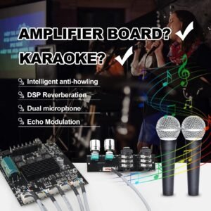 Wuzhi Audio Karaoke Amplifier Board 2.1 Channel