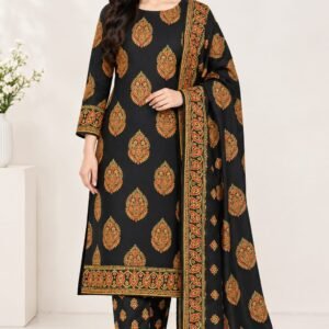 ভাটিক থ্রি পিস ১০০% সুতি